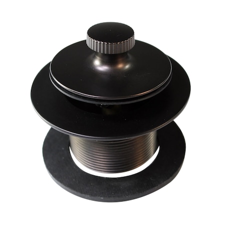 Westbrass Twist & Close 1-3/8" NPSM Fine Thread Bath Drain in Oil Rubbed Bronze D331-F-12